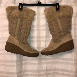 Hot Cakes Cream colored boots